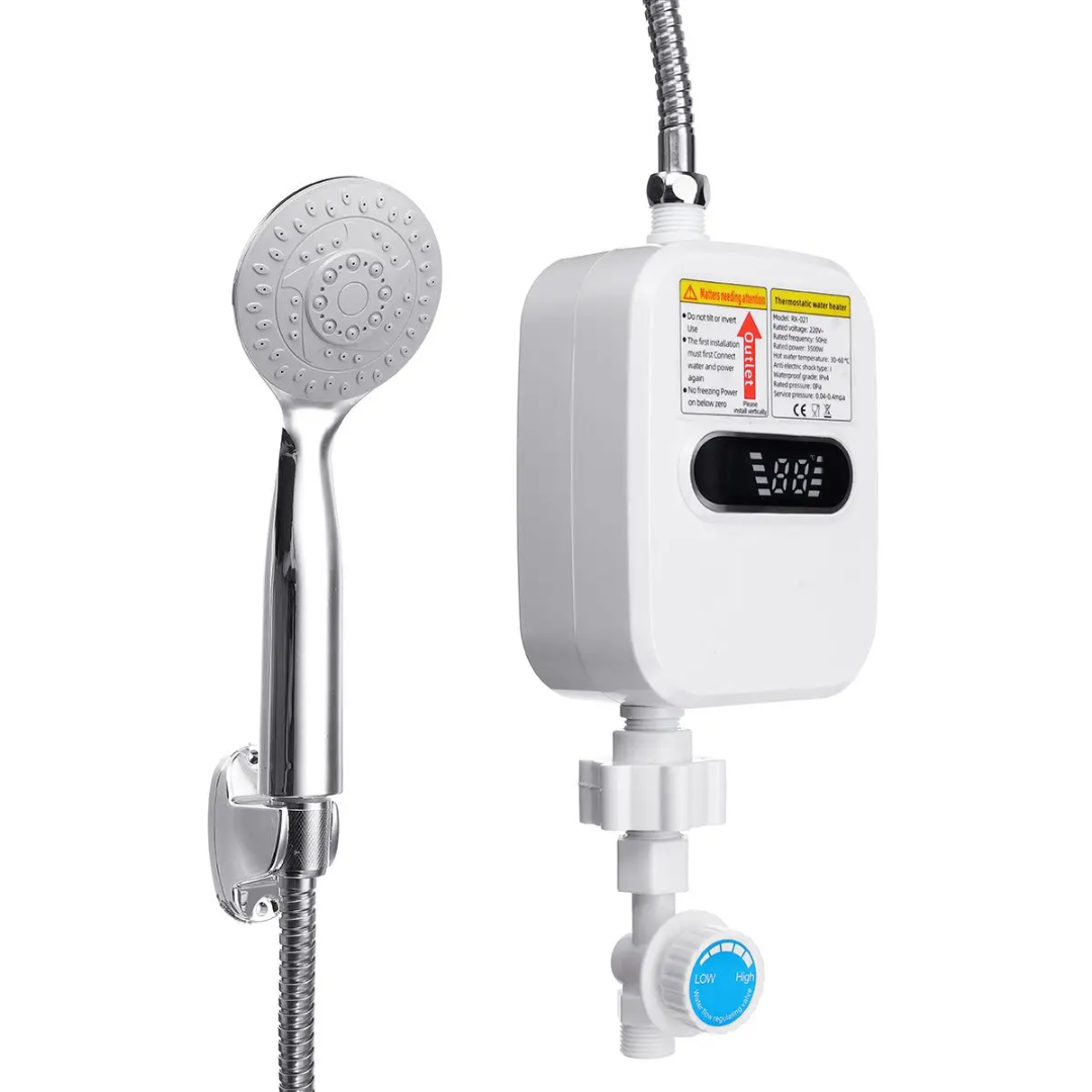 CALENTADOR ELÉCTRICO DE AGUA CON DUCHA