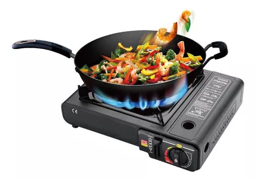 ⭐ COCINILLA PORTÁTIL GAS , INCLUYE MALETA