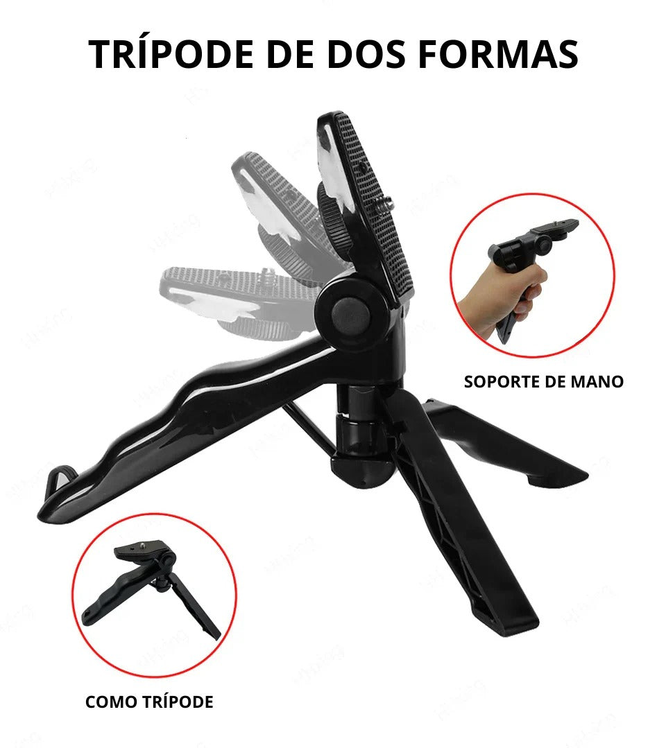 KIT DE GRABACIÓN MICRÓFONO LUZ LED