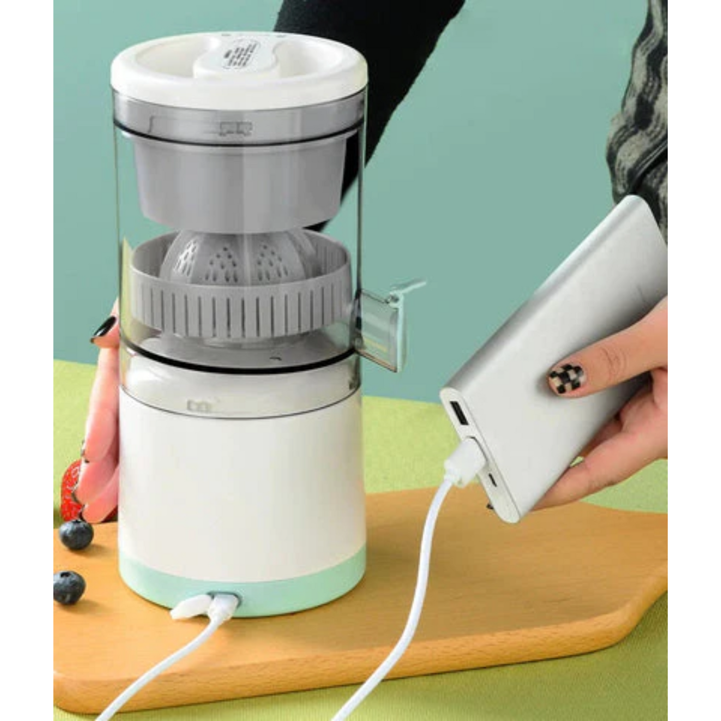 EXPRIMIDOR ELÉCTRICO DE JUGO INALÁMBRICO