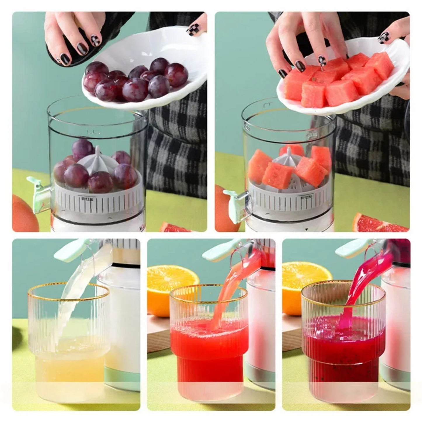 EXPRIMIDOR ELÉCTRICO DE JUGO INALÁMBRICO