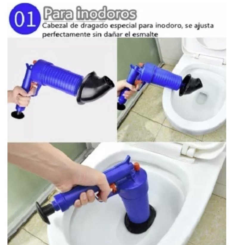 PISTOLA DESTAPA CAÑOS DE AIRE COMPRIMIDO