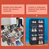 6 ORGANIZADORES DE ZAPATOS CON CAJONES APILABLES