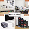 6 ORGANIZADORES DE ZAPATOS CON CAJONES APILABLES