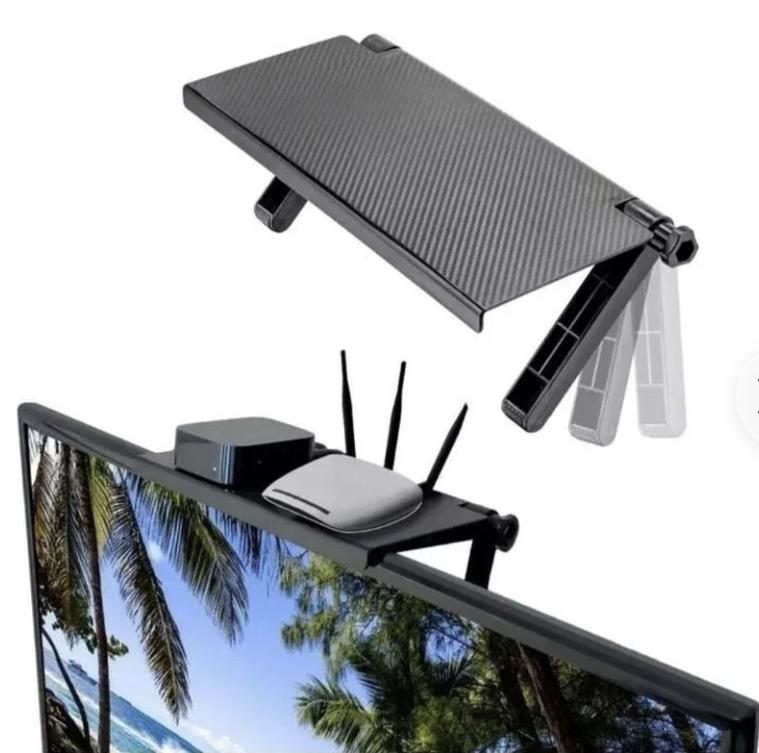 REPISA ESTANTE SOPORTE SOBRE PANTALLA TV