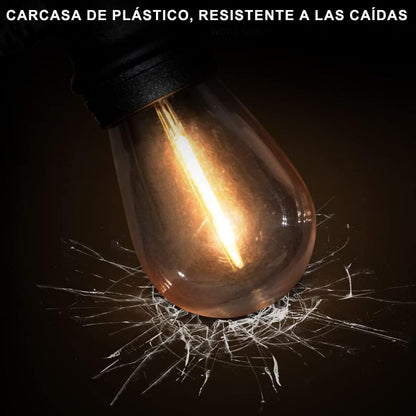 GUIRNALDA DE 5 METROS 10 LUCES IMPERMEABLES