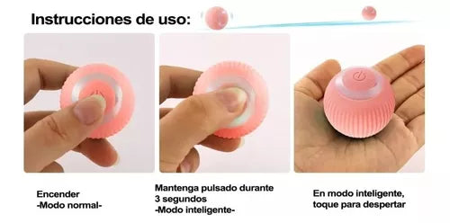 JUGUETE PARA GATOS, BOLA INTERACTIVA SMART 🏐
