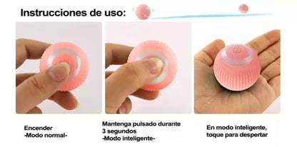 JUGUETE PARA GATOS, BOLA INTERACTIVA SMART 🏐