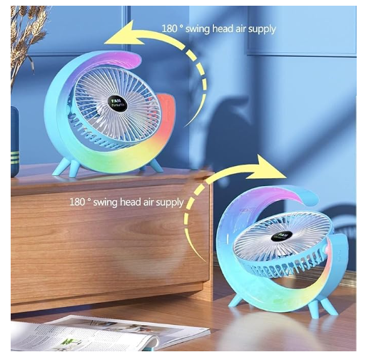 LUMIAIR™- Ventilador G con Luz LED