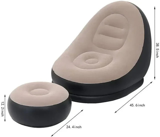TUMBONA INFLABLE MODERNA DE LUJO