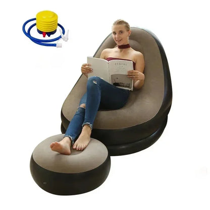 TUMBONA INFLABLE MODERNA DE LUJO