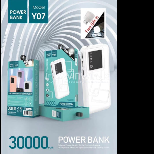 POWER BANK Y07 CARGADOR PORTÁTIL