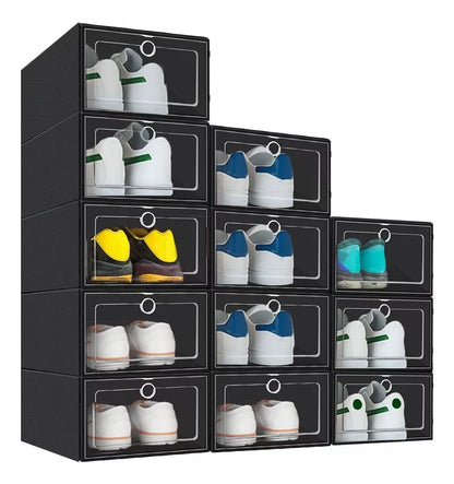6 ORGANIZADORES DE ZAPATOS CON CAJONES APILABLES