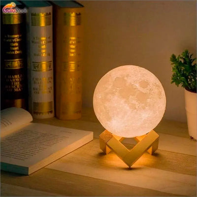 Lámpara Luna 3D Decorativa 18 cm