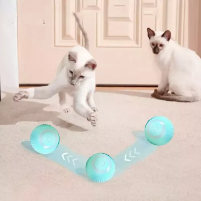 JUGUETE PARA GATOS, BOLA INTERACTIVA SMART 🏐